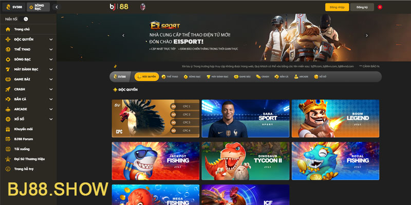 Ưu điểm nhà cái BJ88