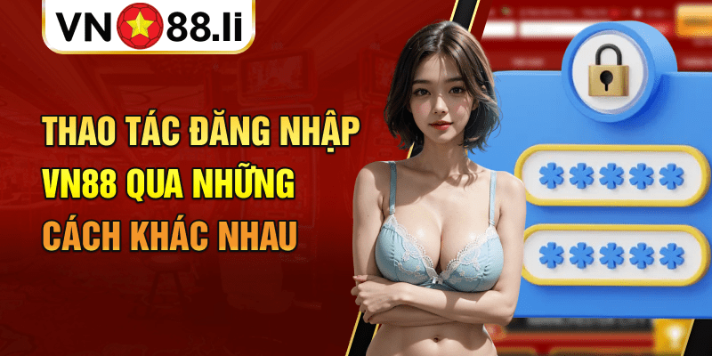 Thao tác đăng nhập VN88 qua những cách khác nhau