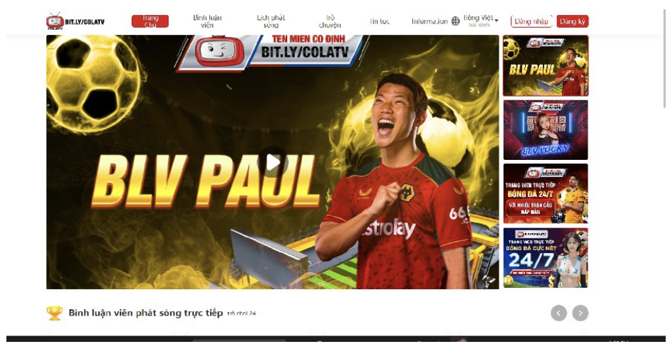 Đa dạng nội dung colatv trực tiếp bóng đá