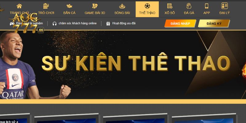 Thể Thao AOG777 - Thiên đường hấp dẫn cho mọi người
