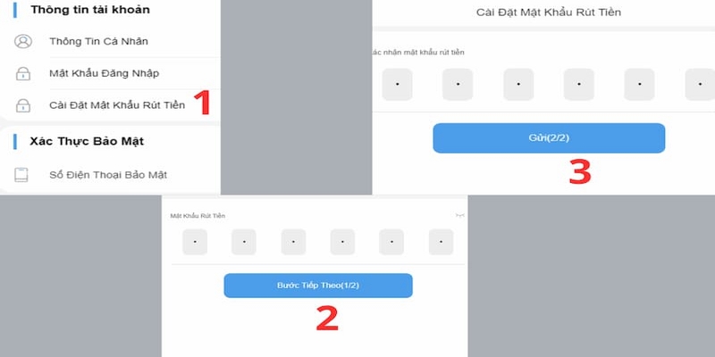 Anh em đặt lại mật khẩu thành công nhanh chóng